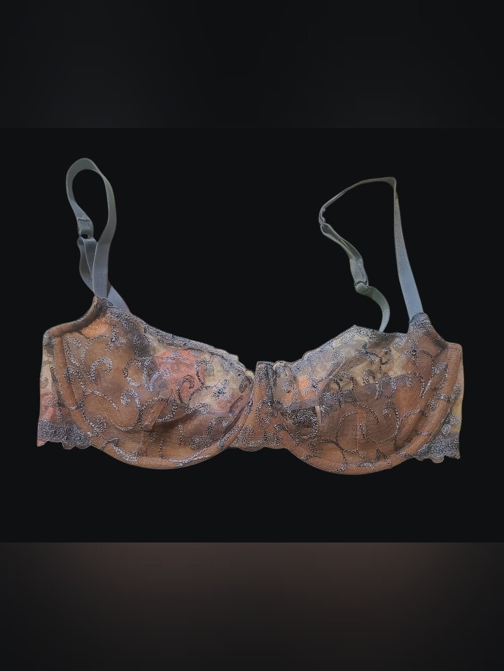 Cosabella Luxury Paradiso Unlined Demi Bra Size 4/36C